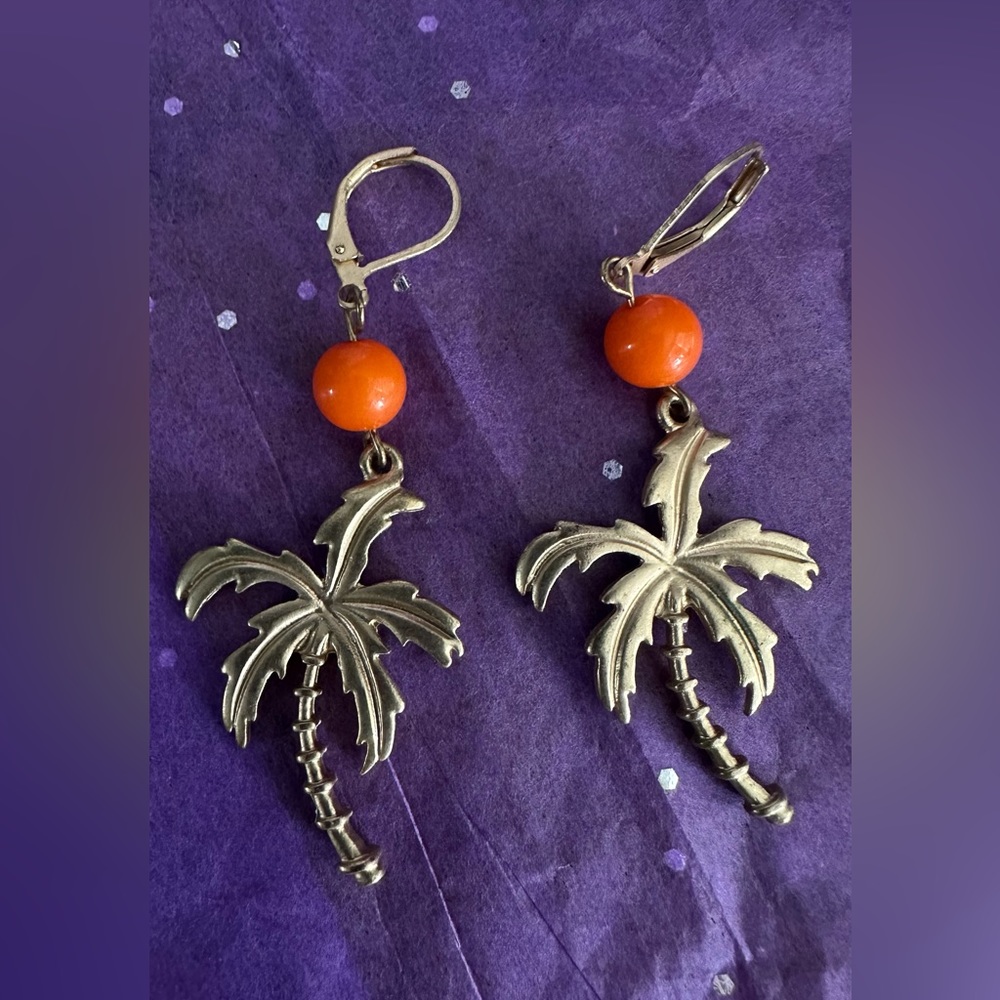 Palm Tree Earrings